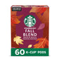 Starbucks K-Cup Coffee Pods, Medium Roast Coffee, Breakfast Blend, 100% Arabica, 4 boxes (96 pods total)