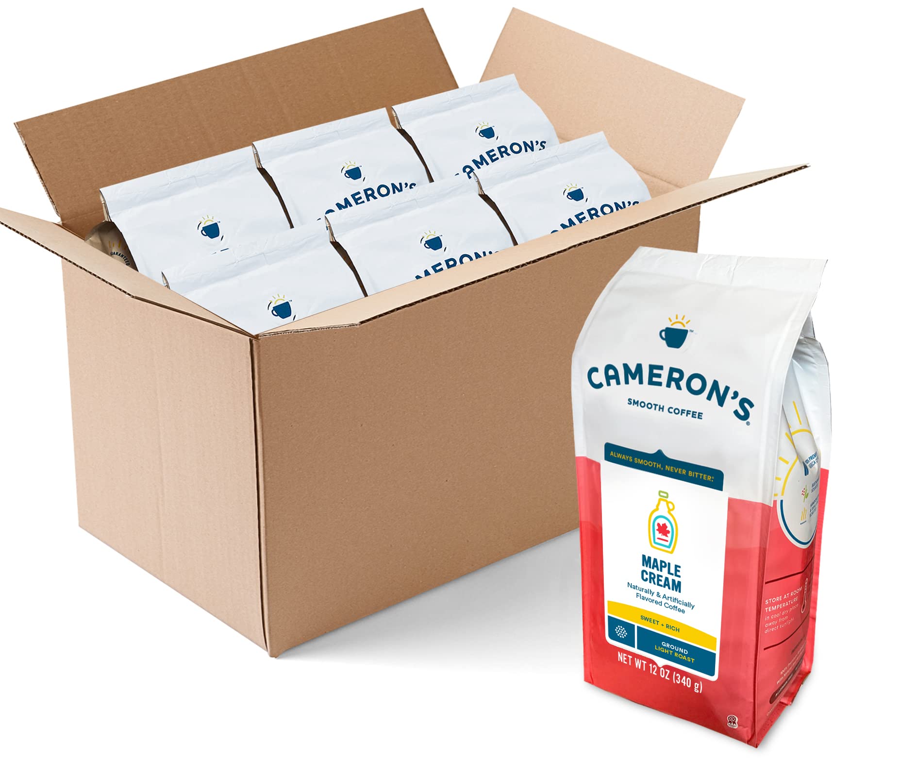 Cameron's Coffee Roasted Ground Coffee Bag, Breakfast Blend, 32 Ounce