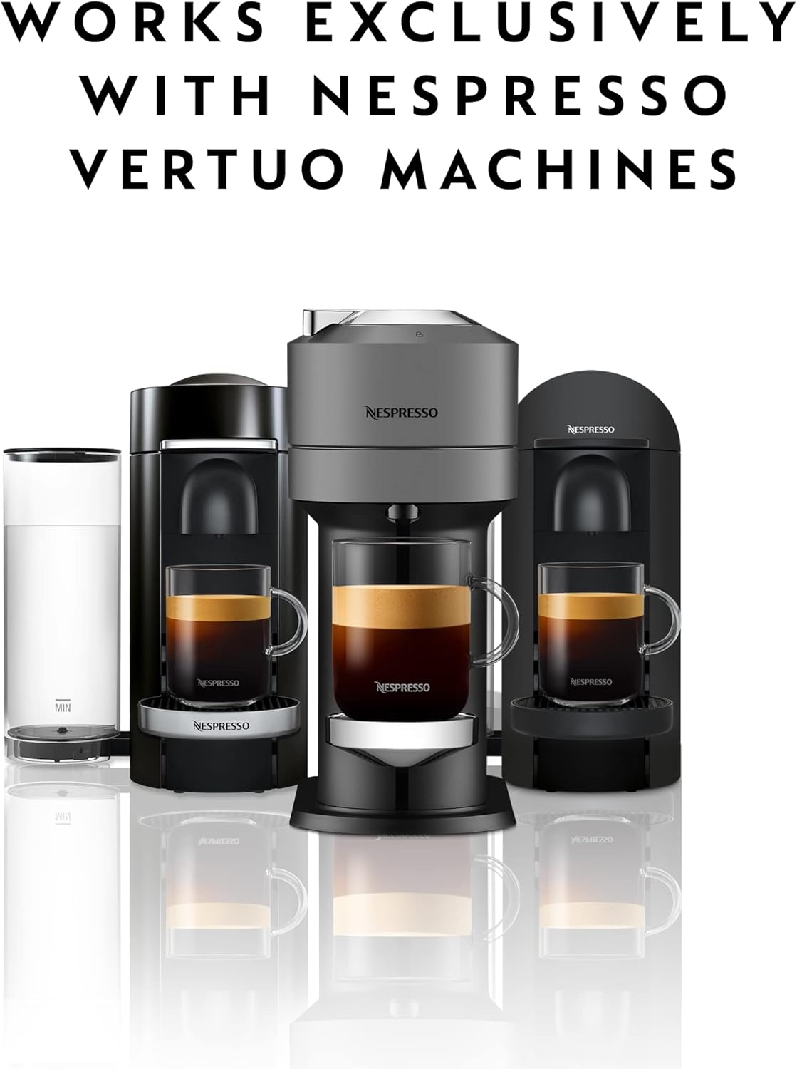 Nespresso Capsules Vertuo, Melozio, Medium Roast Coffee, 10 Count (Pack of 3) Coffee Pods, Brews 7.8oz.