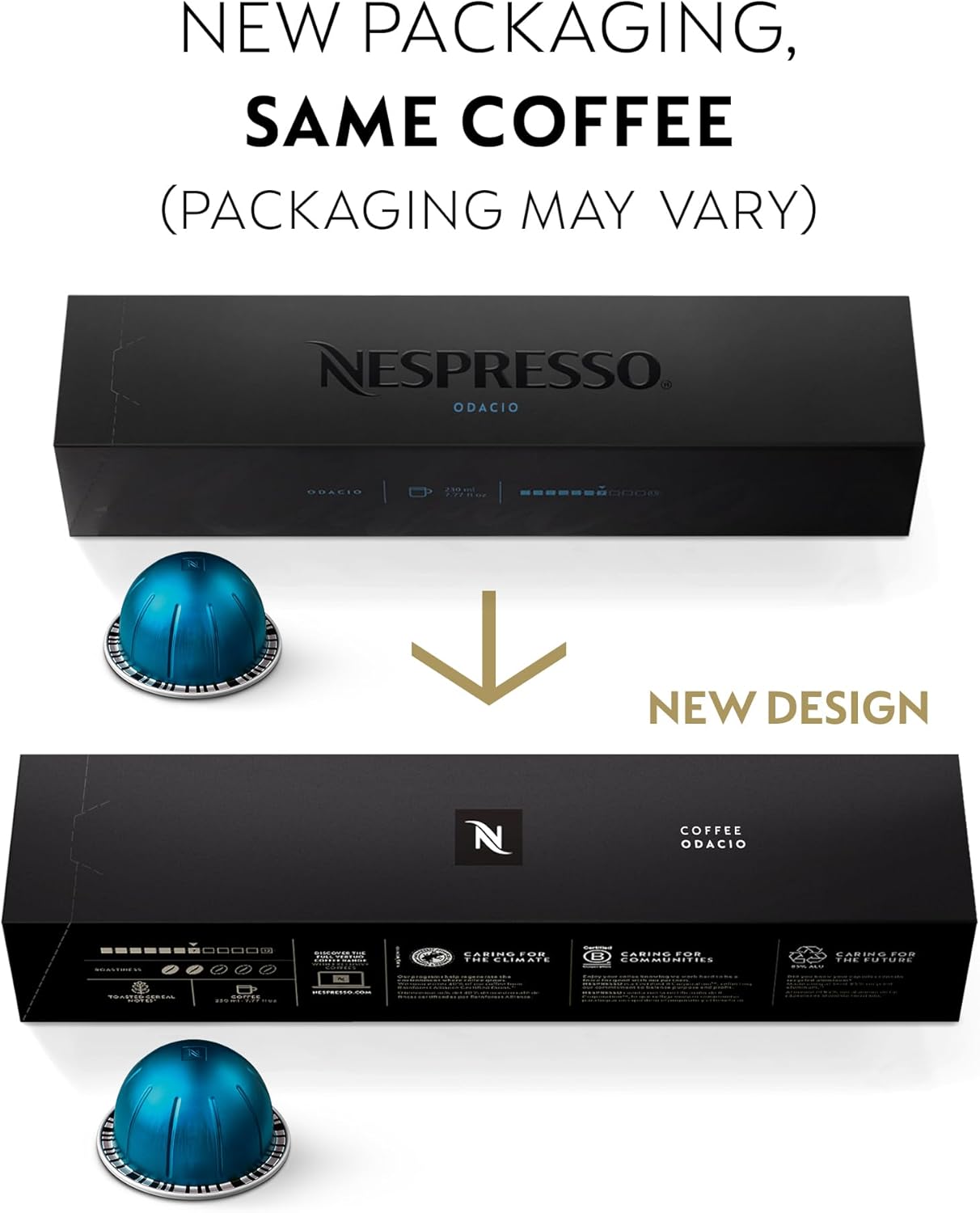 Nespresso Capsules Vertuo, Melozio, Medium Roast Coffee, 10 Count (Pack of 3) Coffee Pods, Brews 7.8oz.