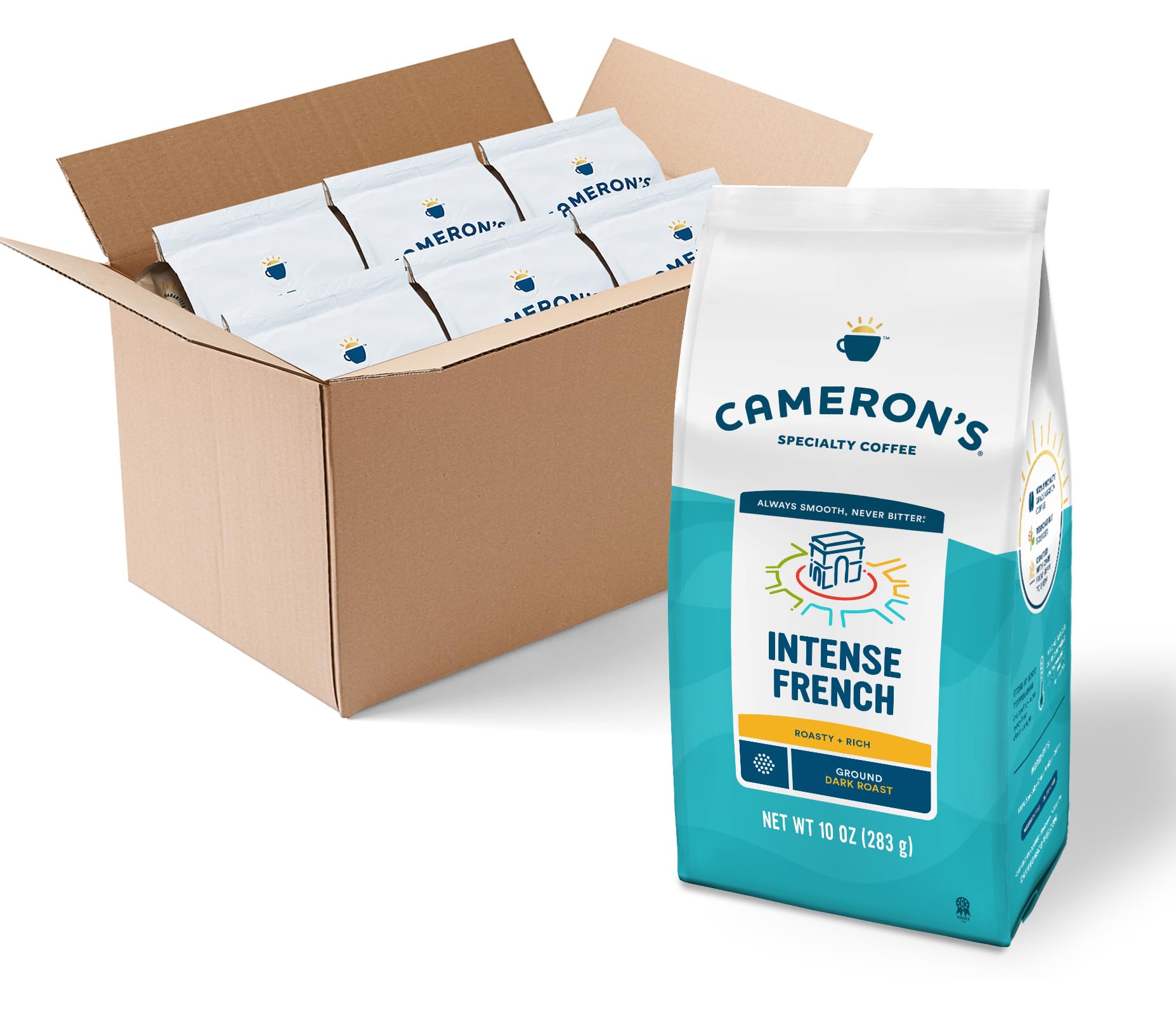 Cameron's Coffee Roasted Ground Coffee Bag, Breakfast Blend, 32 Ounce