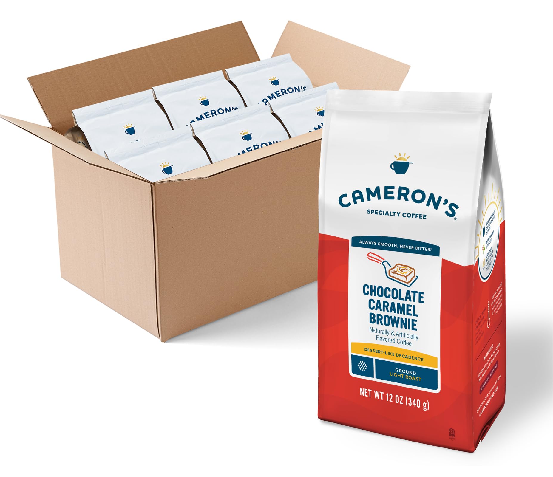 Cameron's Coffee Roasted Ground Coffee Bag, Breakfast Blend, 32 Ounce