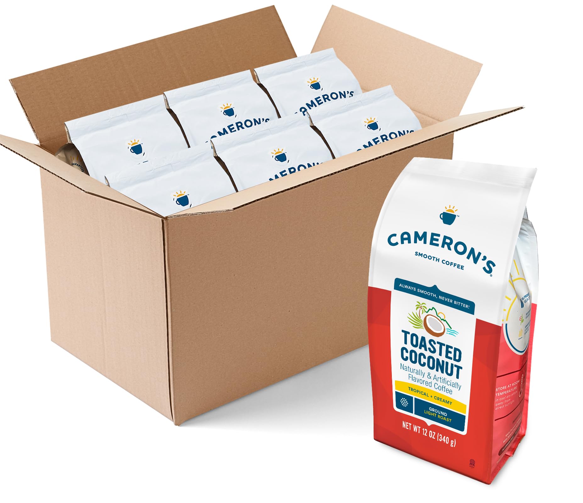 Cameron's Coffee Roasted Ground Coffee Bag, Breakfast Blend, 32 Ounce
