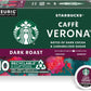 Starbucks K-Cup Coffee Pods, Dark Roast Coffee, French Roast for Keurig Brewers, 100% Arabica, 4 boxes (96 pods total)
