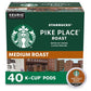 Starbucks K-Cup Coffee Pods, Medium Roast Coffee, Breakfast Blend, 100% Arabica, 4 boxes (96 pods total)
