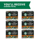 Starbucks K-Cup Coffee Pods, Medium Roast Coffee, Breakfast Blend, 100% Arabica, 4 boxes (96 pods total)
