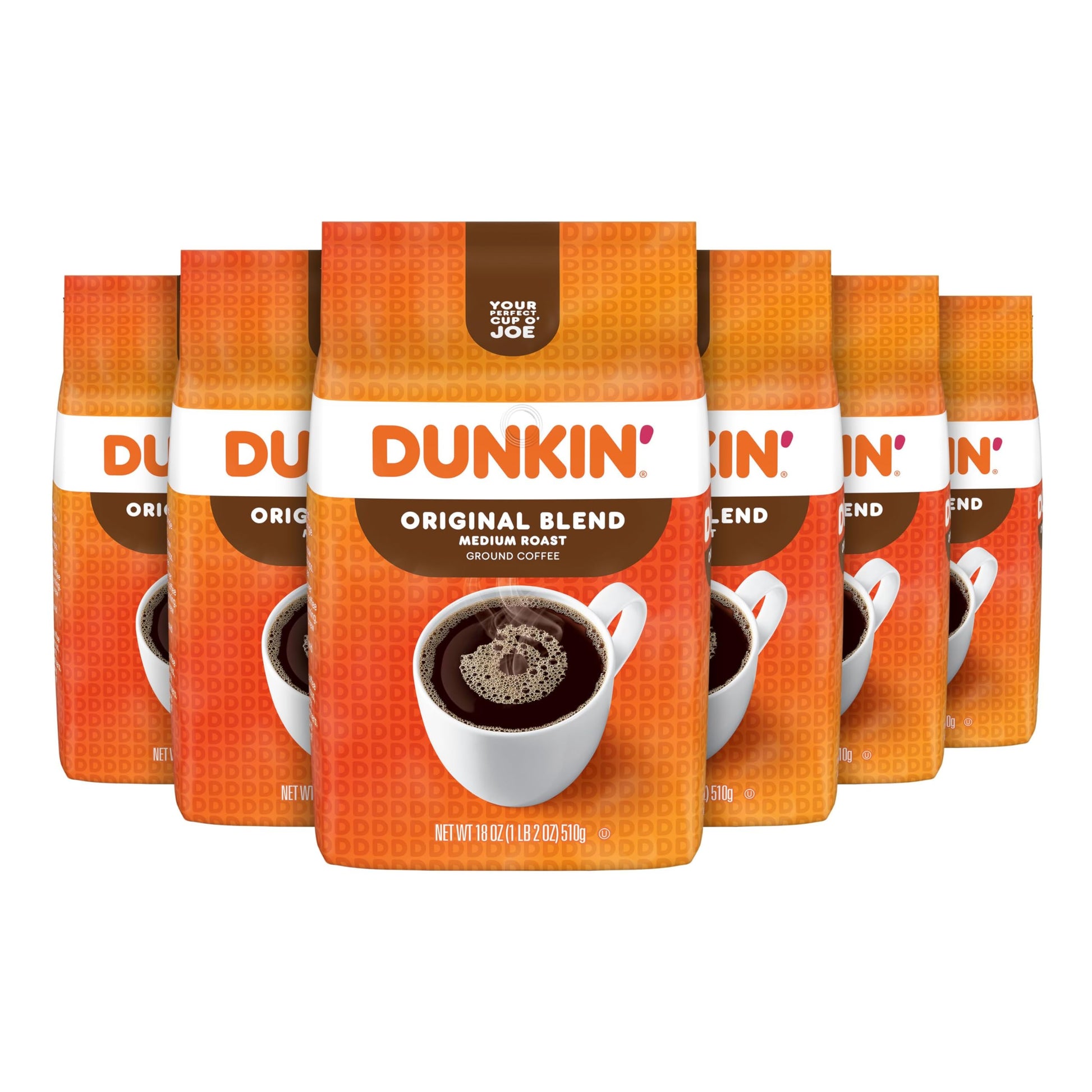 Dunkin' Original Blend Medium Roast Ground Coffee, 12 Ounce