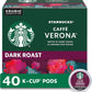 Starbucks K-Cup Coffee Pods, Dark Roast Coffee, French Roast for Keurig Brewers, 100% Arabica, 4 boxes (96 pods total)
