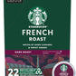 Starbucks K-Cup Coffee Pods, Dark Roast Coffee, French Roast for Keurig Brewers, 100% Arabica, 4 boxes (96 pods total)