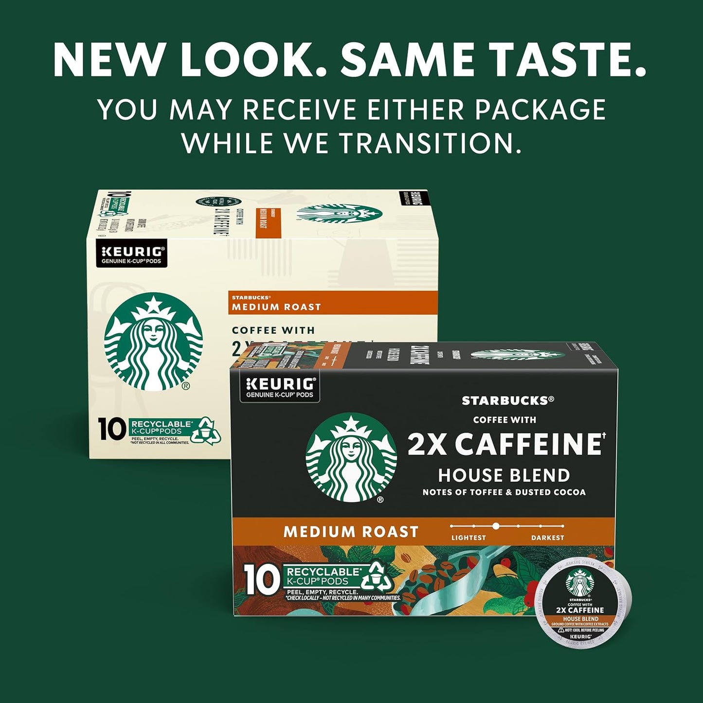 Starbucks K-Cup Coffee Pods, Medium Roast Coffee, Breakfast Blend, 100% Arabica, 4 boxes (96 pods total)