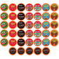 Two Rivers Coffee Flavored Coffee Pods Compatible with Keurig K Cup Brewers, Assorted Variety Pack Flavored Coffee, 40 Count