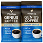 VitaCup Focus Mushroom Coffee Grounds, with Lions Mane, Chaga, B Vitamins, D3, Boost Focus, Immunity, Memory & Clarity, Medium Dark Roast, Bold & Smooth 100% Arabica Specialty, 10 Oz