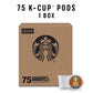 Starbucks K-Cup Coffee Pods, Medium Roast Coffee, Breakfast Blend, 100% Arabica, 4 boxes (96 pods total)