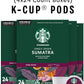 Starbucks K-Cup Coffee Pods, Dark Roast Coffee, French Roast for Keurig Brewers, 100% Arabica, 4 boxes (96 pods total)