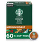 Starbucks K-Cup Coffee Pods, Medium Roast Coffee, Breakfast Blend, 100% Arabica, 4 boxes (96 pods total)