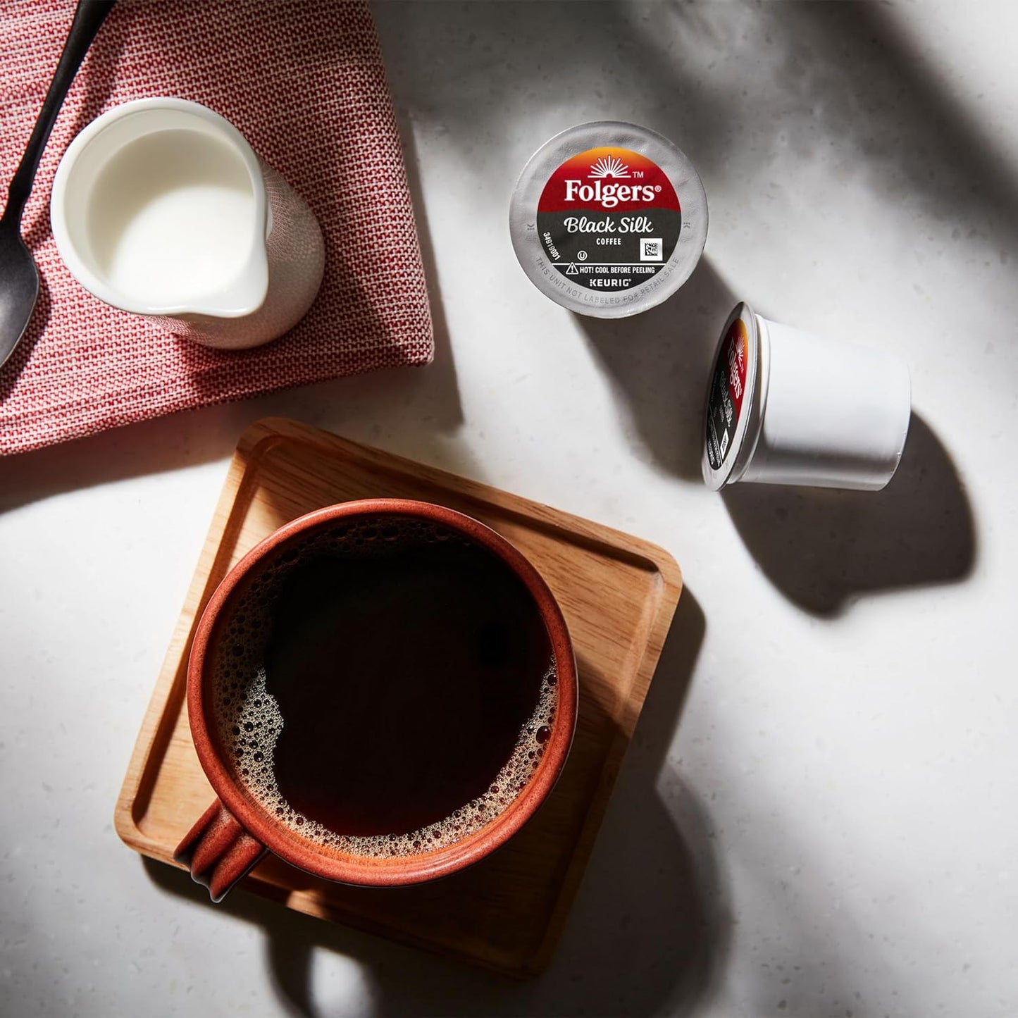 Folgers Classic Roast Medium Roast Coffee, 192 Keurig K-Cup Pods