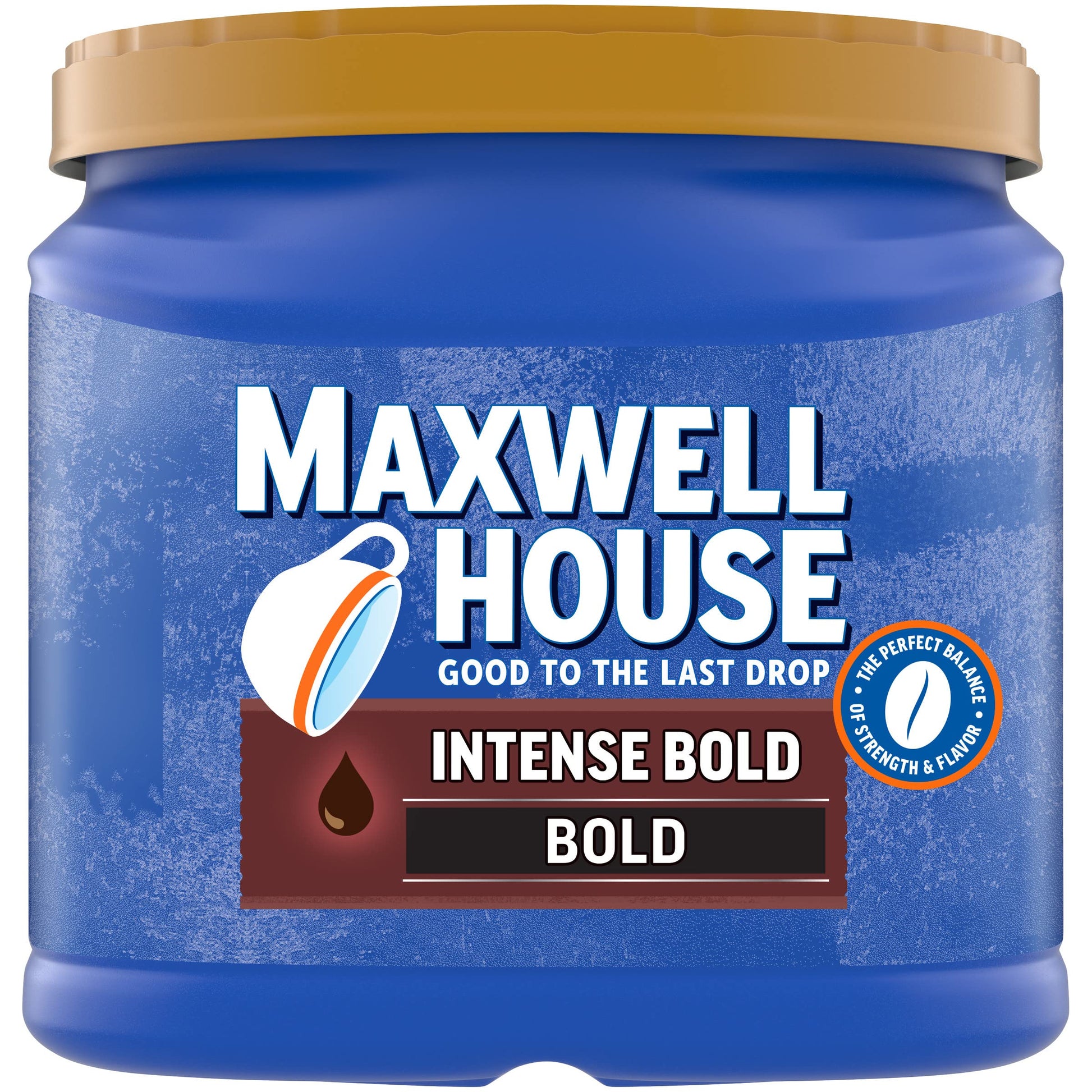 Maxwell House Breakfast Blend Mild Roast Ground Coffee, 38.8 oz Canister