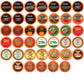 Two Rivers Coffee Flavored Coffee Pods Compatible with Keurig K Cup Brewers, Assorted Variety Pack Flavored Coffee, 40 Count