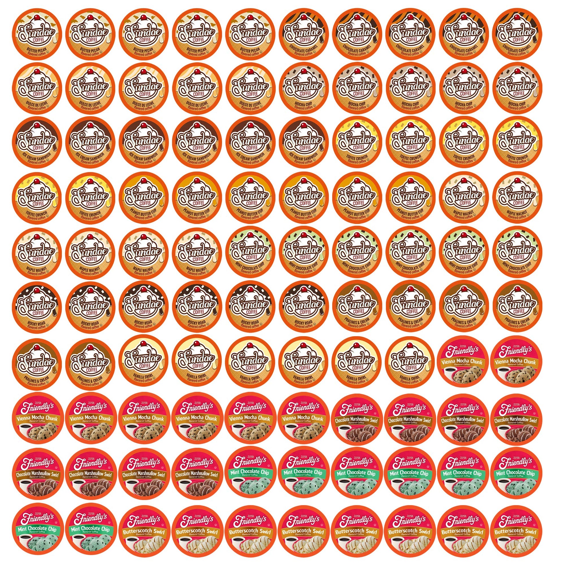 Two Rivers Coffee Flavored Coffee Pods Compatible with Keurig K Cup Brewers, Assorted Variety Pack Flavored Coffee, 40 Count
